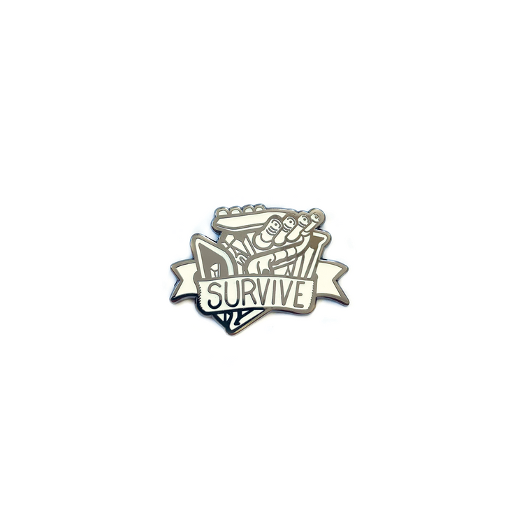 Survive with Friends Enamel Pin!