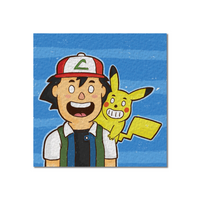 Ash and Pika!